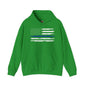 Thin Blue Line American Flag Hooded Sweatshirt The Devil's Pickle