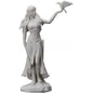 Goddess holding eagle statue, resin ornament, home crafts, mythology, European and American decoration