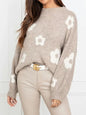 Autumn And Winter Women's Sweaters, Women's Floral Personalized Plus-size Trendy Sweaters See size chart under “more details” The Fashion Celestial