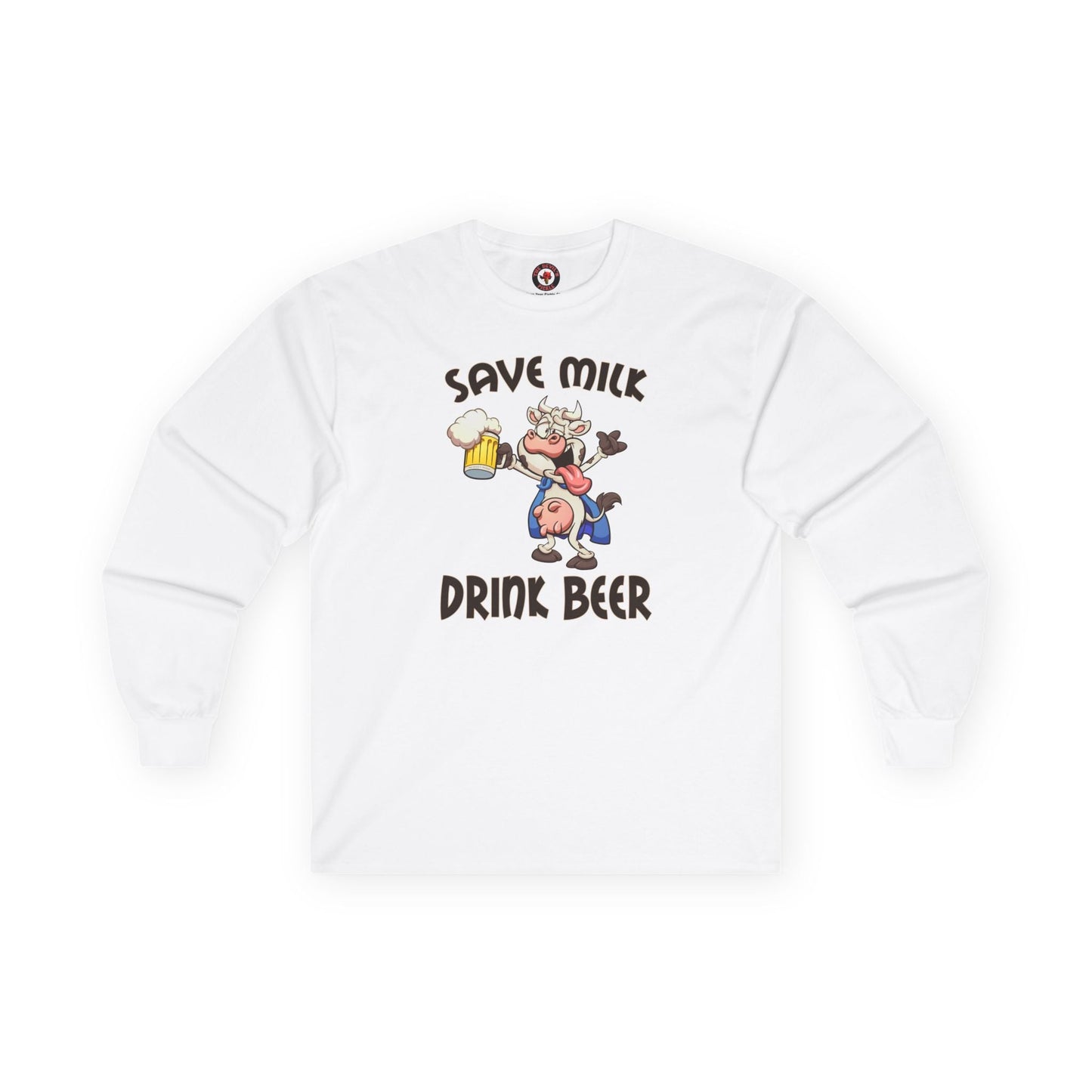 Save Milk Drink Beer Long Sleeve Tee The Devil's Pickle