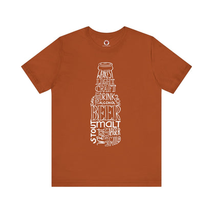 Beer Bottle of Words T-Shirt The Devil's Pickle