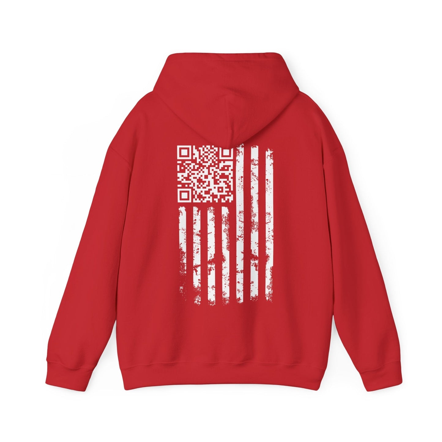 American Flag QR Code Hooded Sweatshirt The Devil's Pickle
