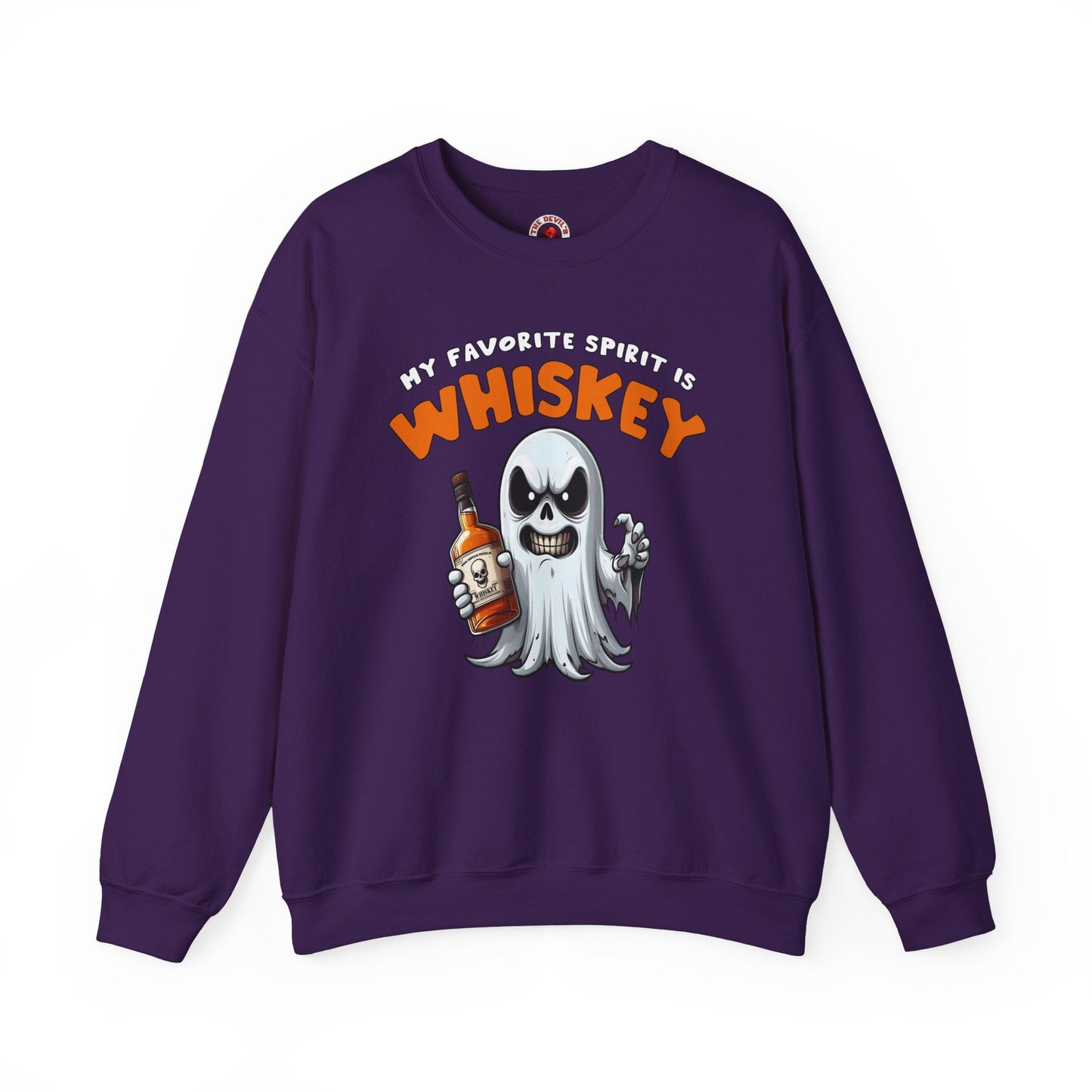 My Favorite Spirit Is Whiskey Crewneck Sweatshirt The Devil's Pickle