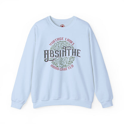 Vintage Label Absinthe Crewneck Sweatshirt The Devil's Pickle