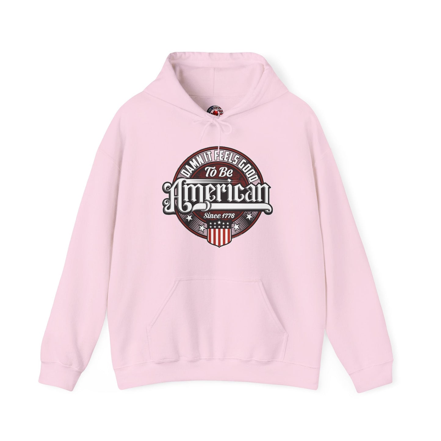 Damn it Feels Good To Be American Hooded Sweatshirt The Devil's Pickle