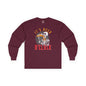 It's Beer O'Clock Skeleton Long Sleeve Tee The Devil's Pickle
