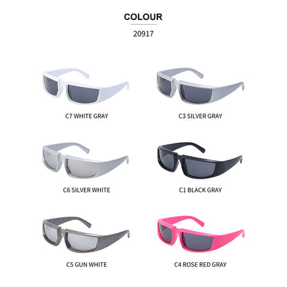 Sunglasses Men's Steam Punk Sunglasses Women's Anti Ultraviolet Personalized Riding Glasses