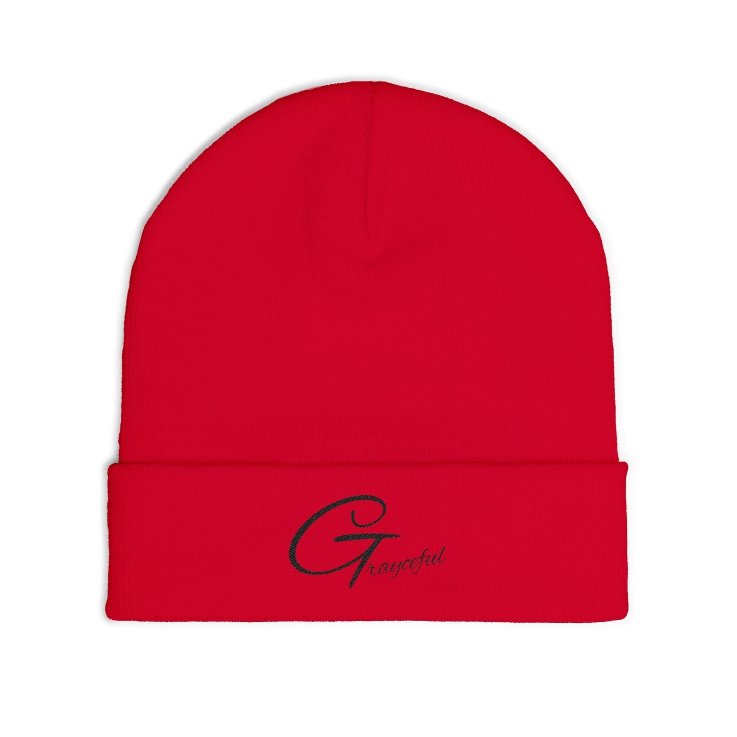Grateful Embroidered Knit Beanie, Cozy Winter Hat, Gift for Her, Casual Beanie, Trendy Cap, Fall Accessories Grayceful LLC