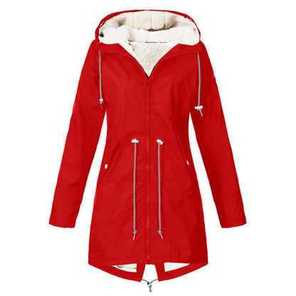 Sports Waterproof Jacket Plus Size Cotton-padded Clothes Fleece-lined See size chart under “more details” The Fashion Celestial