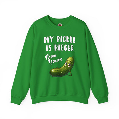 My Pickle Is Bigger Than Yours Crewneck Sweatshirt The Devil's Pickle