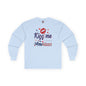 Kiss Me I Am An American Long Sleeve Tee The Devil's Pickle