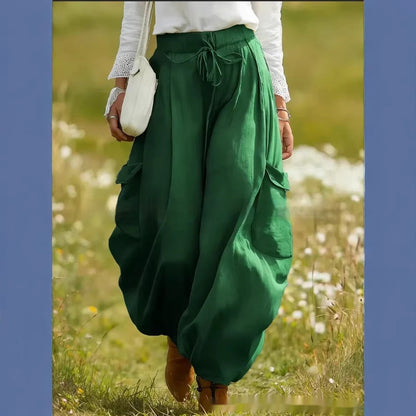 Drawstring Elastic Waist Loose-Fit Casual Trousers | 5 Colors FitiqueFit