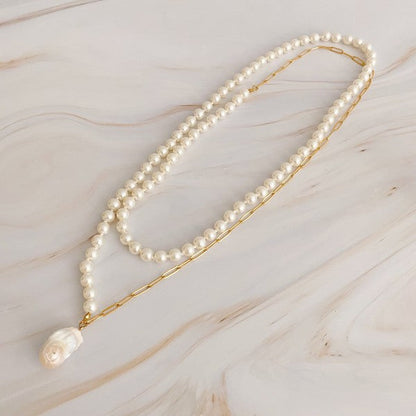 In Your Way Pearl And Chain Long Necklace Shop Style & More | Fresh Looks, Everyday Deals & Free Shipping