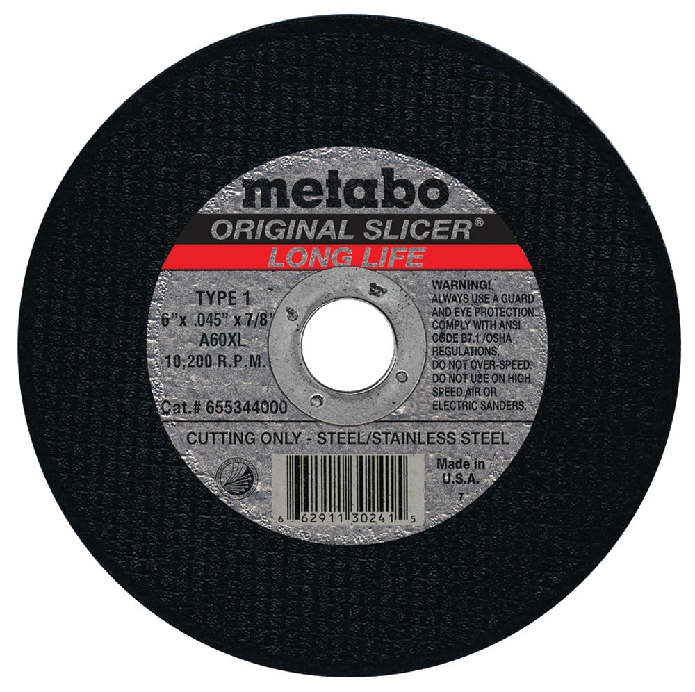Metabo 655344000 6 In. x .045 Long Life Slicer VM Hardware