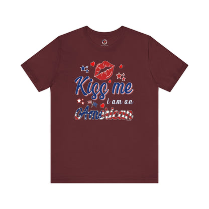 Kiss Me I Am An American T-Shirt The Devil's Pickle