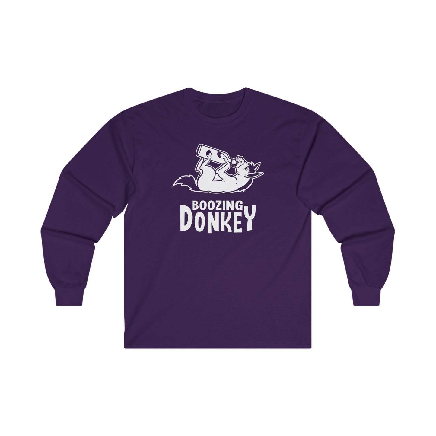 Boozing Donkey Long Sleeve Tee The Devil's Pickle