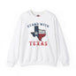 Stand With Texas Crewneck Sweatshirt The Devil's Pickle