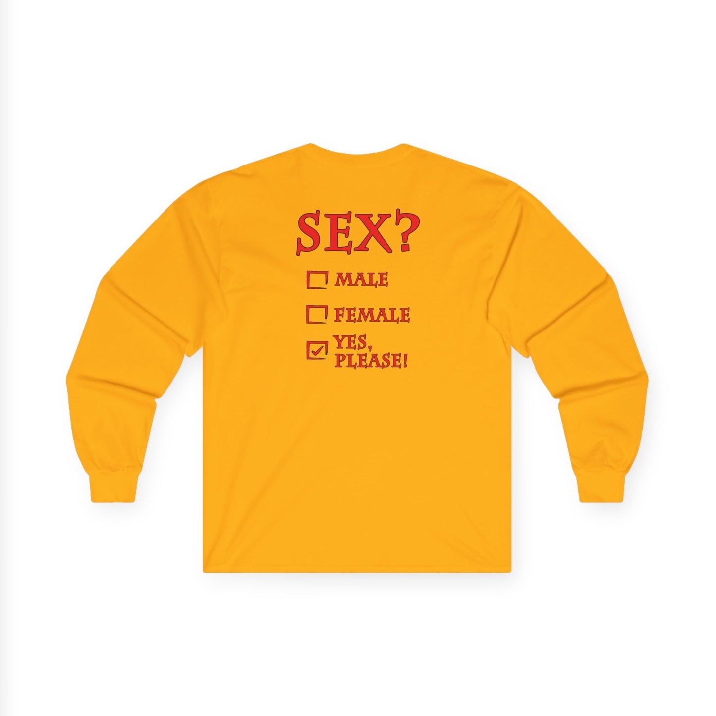 Sex? Yes, Please Long Sleeve Tee The Devil's Pickle
