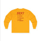Sex? Yes, Please Long Sleeve Tee The Devil's Pickle