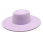 Ella Wide Brim Wool Jazz Hat – Stylish Felt Hat in 16 Colors Country in My Heart