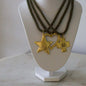 Silk Cord Pendant Necklace 24K Gold Plated Deep South Originals