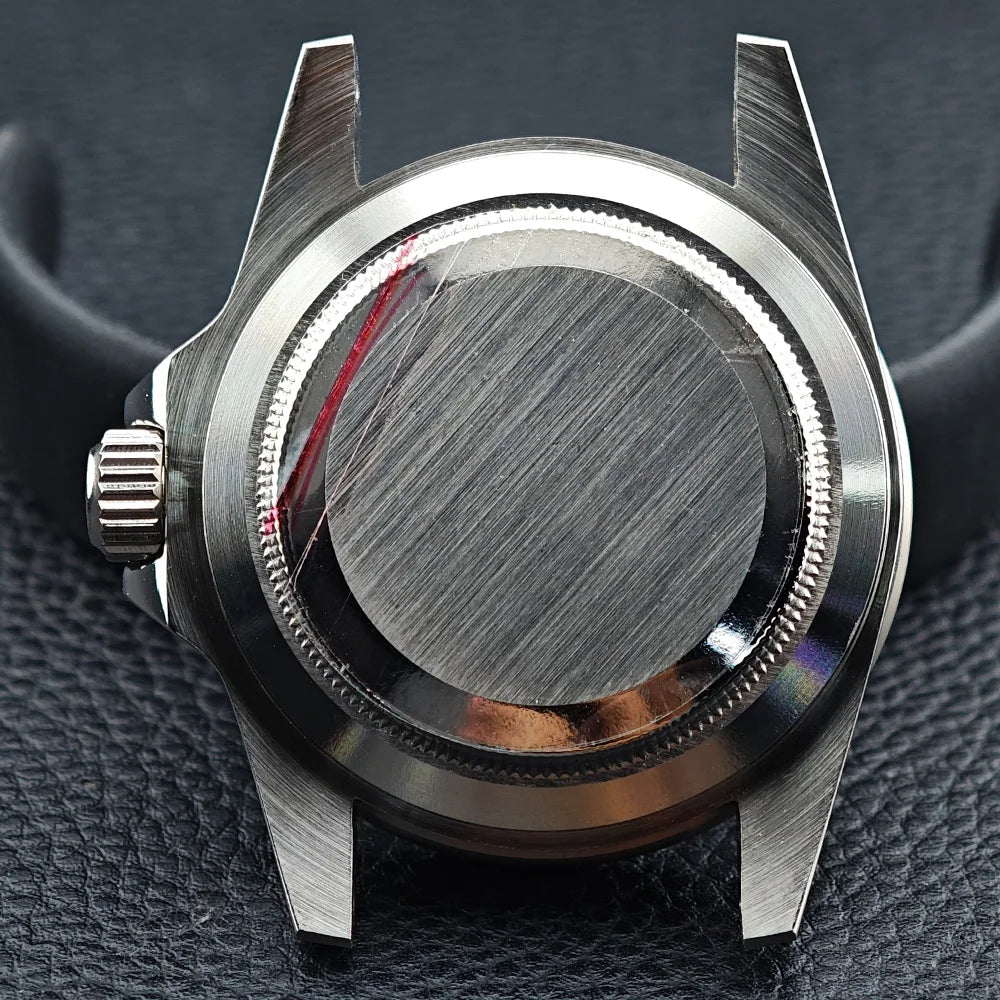 39.5MM Men'S Vintage Case Sapphire Glass FIT NH35 NH36 Movement for Retro Watch Case Watch Strap Watch Accessories
