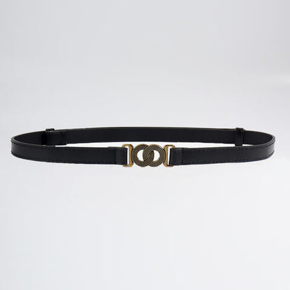 ElegantStyle Alloy Buckle PU Belt – Chic and Versatile Accessory See size chart under “more details” The Fashion Celestial