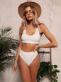 Scoop Neck Wide Strap Two-Piece Swim Set New Era Fashion LLc