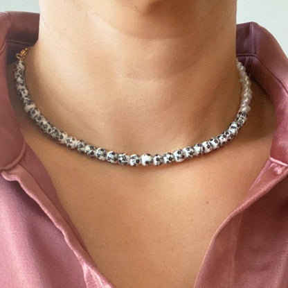 So Fresh Pearl And Porcelain Choker Necklace Shop Style & More | Fresh Looks, Everyday Deals & Free Shipping