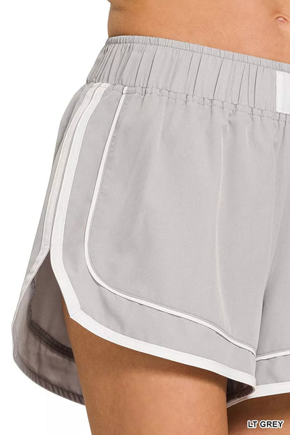 Zenana Soft Woven Lined Dolphin Shorts New Era Fashion LLc