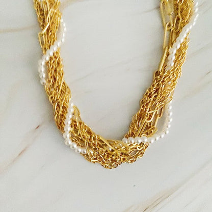Multi Chain Pearl Necklace Shop Style & More | Fresh Looks, Everyday Deals & Free Shipping