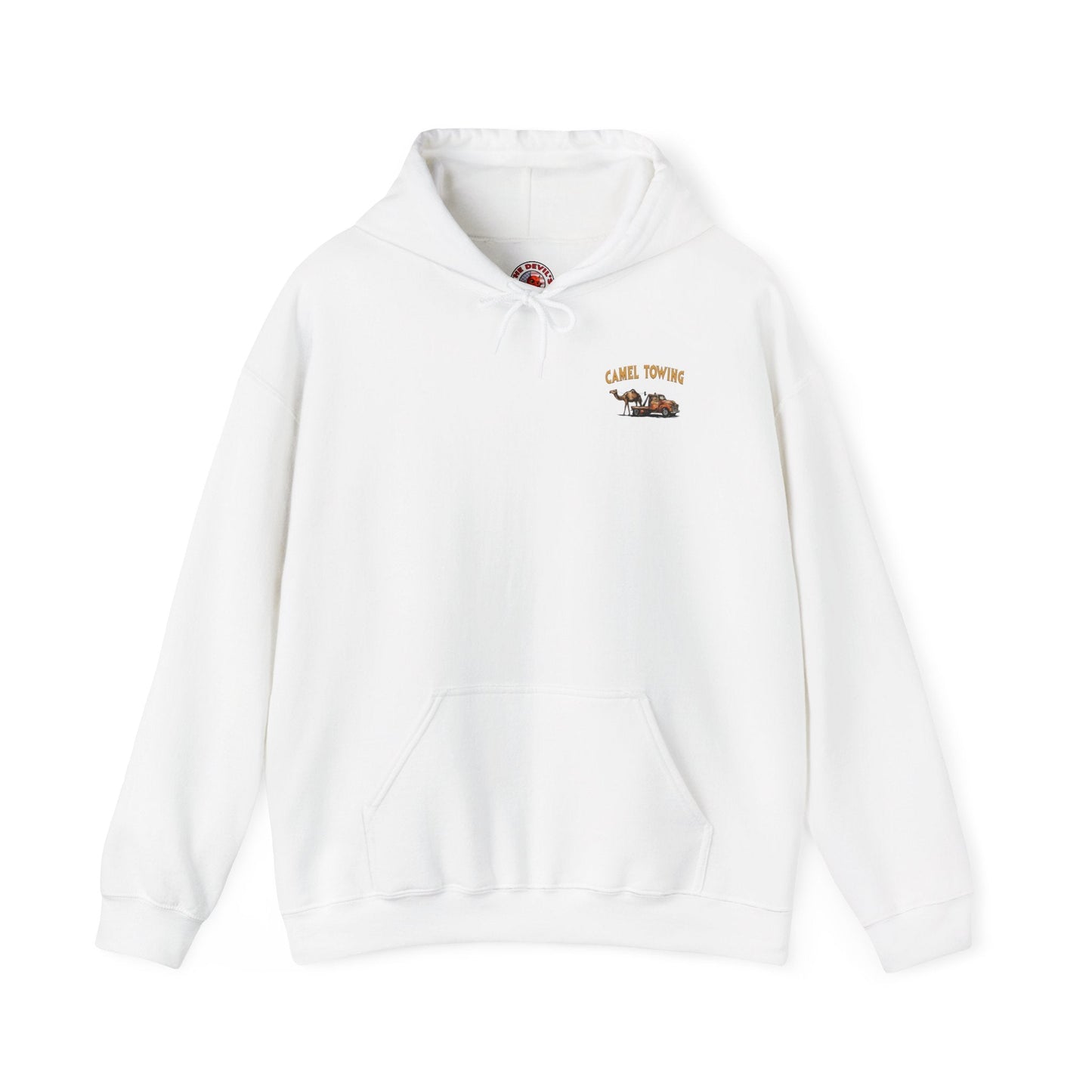 Camel Towing Back Hooded Sweatshirt The Devil's Pickle
