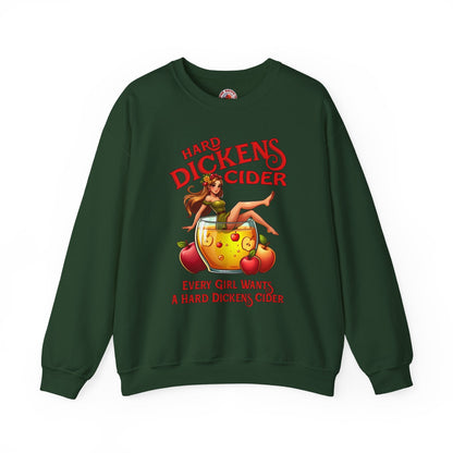 Hard Dickens Cider Crewneck Sweatshirt The Devil's Pickle