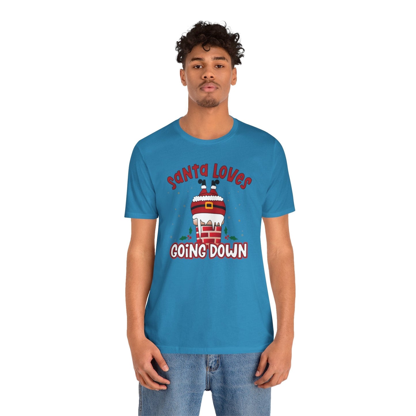 Santa Loves Going Down T-Shirt The Devil's Pickle