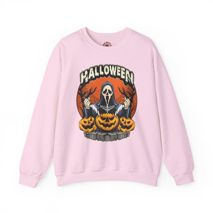 Screamer Killer Ghost Halloween Crewneck Sweatshirt The Devil's Pickle