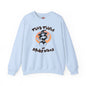 Thick Thighs and Spooky Vibes Crewneck Sweatshirt The Devil's Pickle