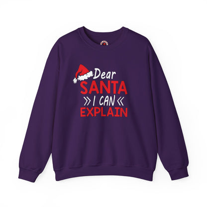 Dear Santa I Can Explain Crewneck Sweatshirt The Devil's Pickle