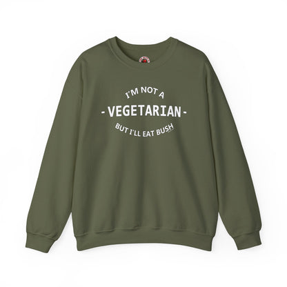 I'm Not A Vegetarian Crewneck Sweatshirt The Devil's Pickle