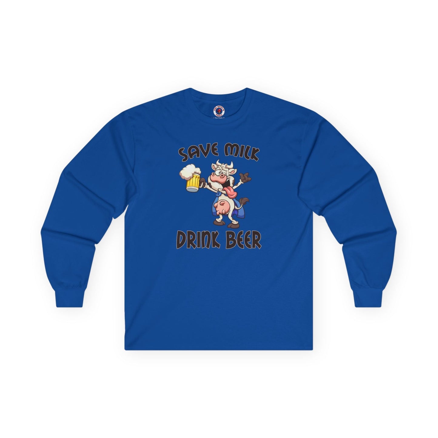 Save Milk Drink Beer Long Sleeve Tee The Devil's Pickle