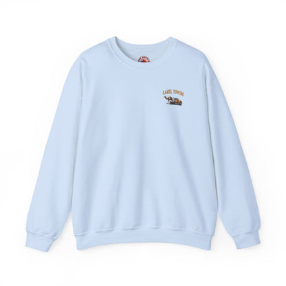 Camel Towing Back Crewneck Sweatshirt The Devil's Pickle