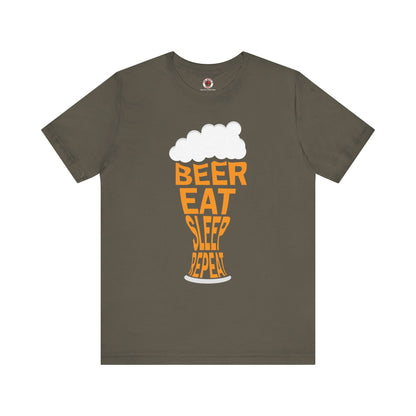 Beer Eat Sleep Repeat T-Shirt The Devil's Pickle