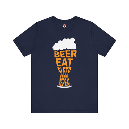 Beer Eat Sleep Repeat T-Shirt The Devil's Pickle