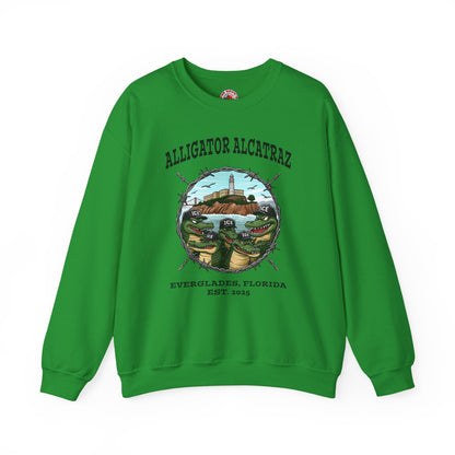 Alligator Alcatraz Crewneck Sweatshirt The Devil's Pickle