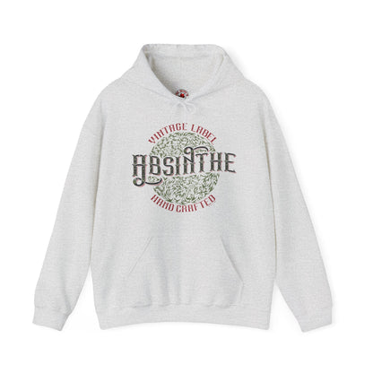 Vintage Label Absinthe Hooded Sweatshirt The Devil's Pickle