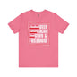 Beer Bacon Guns and Freedom T-Shirt The Devil's Pickle