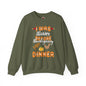 I Was Thinner Before Thanksgiving Dinner Crewneck Sweatshirt The Devil's Pickle