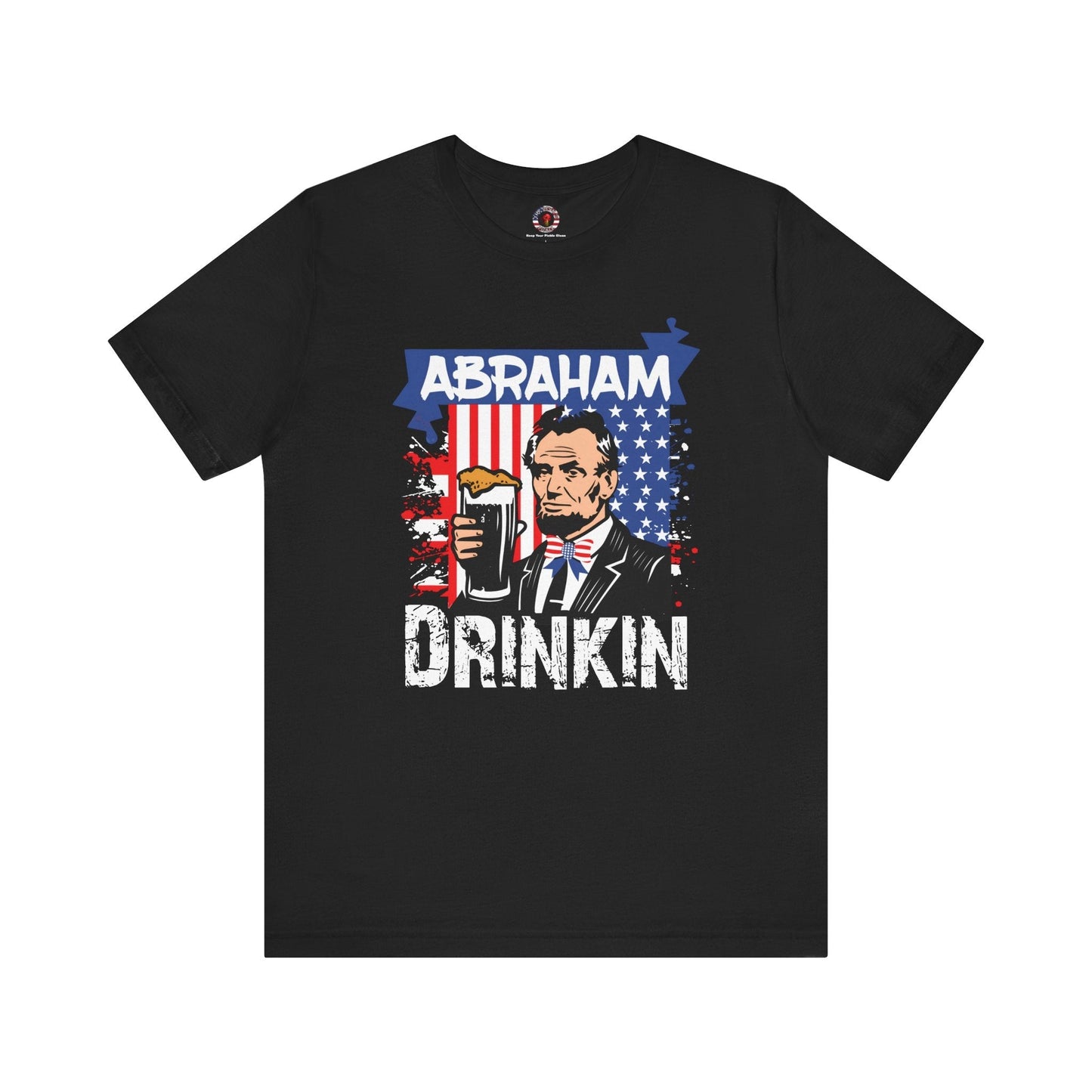Abraham Drinking T-Shirt The Devil's Pickle