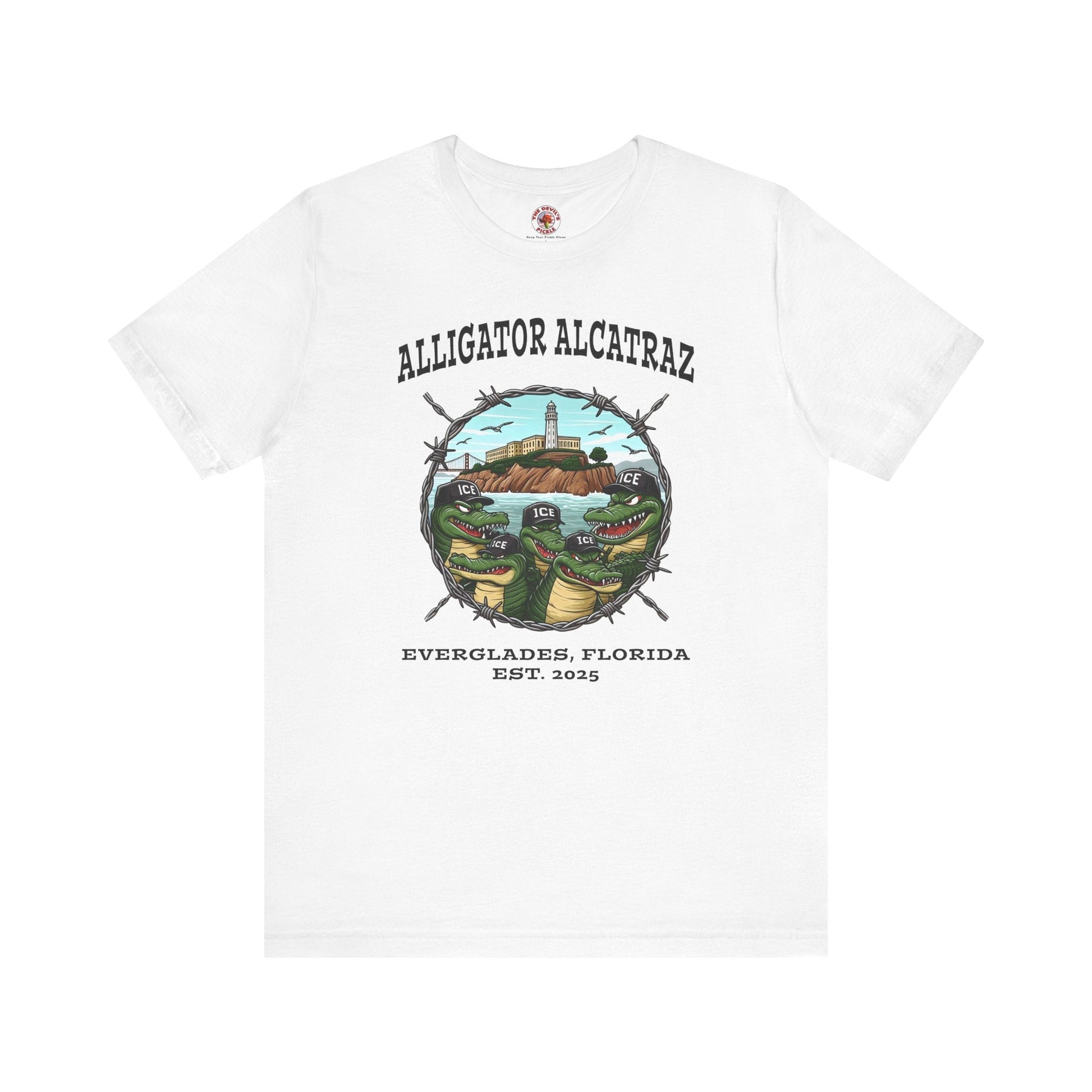 Alligator Alcatraz T-Shirt The Devil's Pickle