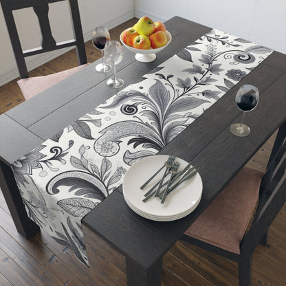 Elegant Floral Table Runner for Home Décor, Dining, Weddings, Parties, Outdoor Events, Gift Idea Grayceful LLC