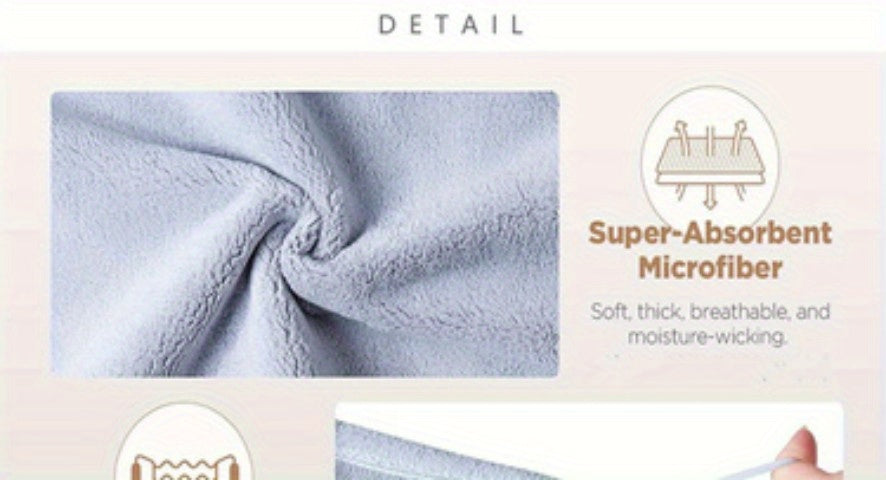 Microfiber Hair Towel Quick Drying Hair Wrap Towel Super Absorbent Hair Drying Cap Soft Headband NovaCart